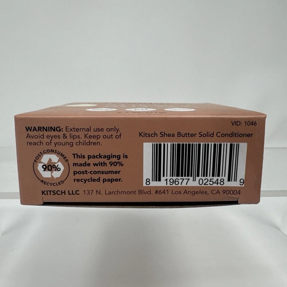 4 pack Kitsch Shea Butter Solid Conditioner Bar 2.7 oz. (77g) NEW